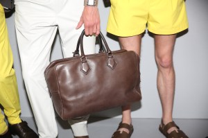 Backstage at Hermès Mens Spring 2019