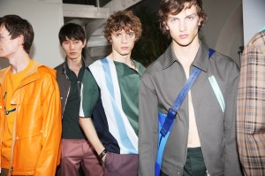 Backstage at Hermès Mens Spring 2019