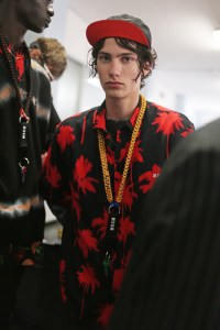 Backstage at MSGM Men's Spring 2019