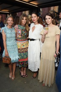 Martha Ward, Jemima Khan, Jemima Jones and Caroline Lever attend the V&A Summer Party