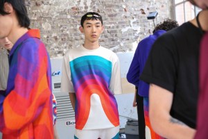 Backstage at Dries Van Noten Men's Spring 2019