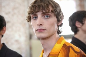 Backstage at Dries Van Noten Men's Spring 2019