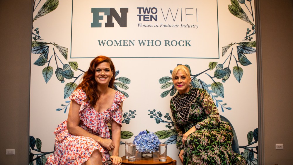 Debra Messing and Faryl Robin Morse