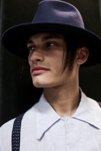 Backstage at Giorgio Armani Men's Spring 2019