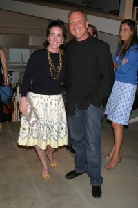 (L-R) Kate Spade and Michael Kors attend the CFDA hosted preview of 'Fashioning Fiction,' at MOMA Queens in New York City.