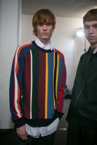 Backstage at Kent & Curwen Men's Spring 2019