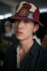 Backstage at Kent & Curwen Men's Spring 2019
