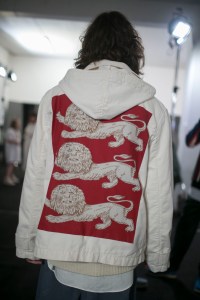 Backstage at Kent & Curwen Men's Spring 2019