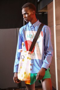 Backstage at Kenzo Spring 2019