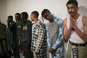 Backstage at Liam Hodges Men's Spring 2019
