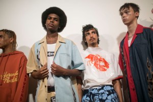 Backstage at Liam Hodges Men's Spring 2019