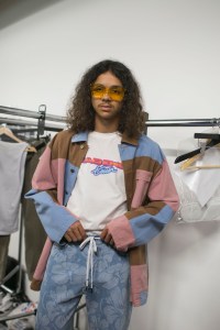 Backstage at Liam Hodges Men's Spring 2019