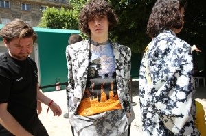 Backstage at Louis Vuitton Men's Spring 2019