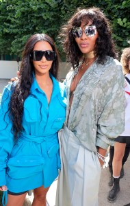 Kim Kardashian and Naomi Campbell