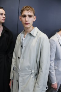 Backstage at Neil Barrett Men's Spring 2019