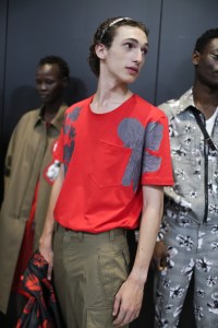 Backstage at Neil Barrett Men's Spring 2019
