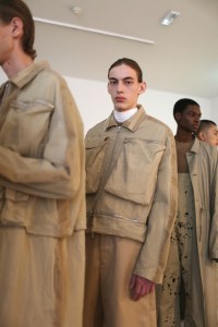 Backstage at OAMC Men's Spring 2019