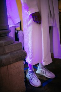 Backstage at Roberto Cavalli men's spring 2019