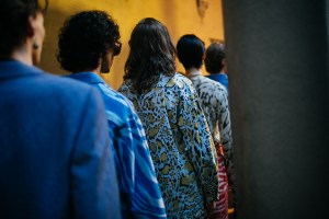Backstage at Roberto Cavalli men's spring 2019