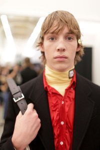 Backstage at Prada Men's Spring 2019