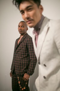 Backstage at Oliver Spencer Men's Spring 2019