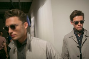Backstage at Oliver Spencer Men's Spring 2019