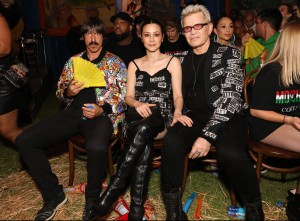 Anthony Kiedis, China Chow and Billy IdolMoschino show, Front Row, Spring Summer 2019 Menswear and Women's Resort Collection, Los Angeles, USA - 08 June 2018