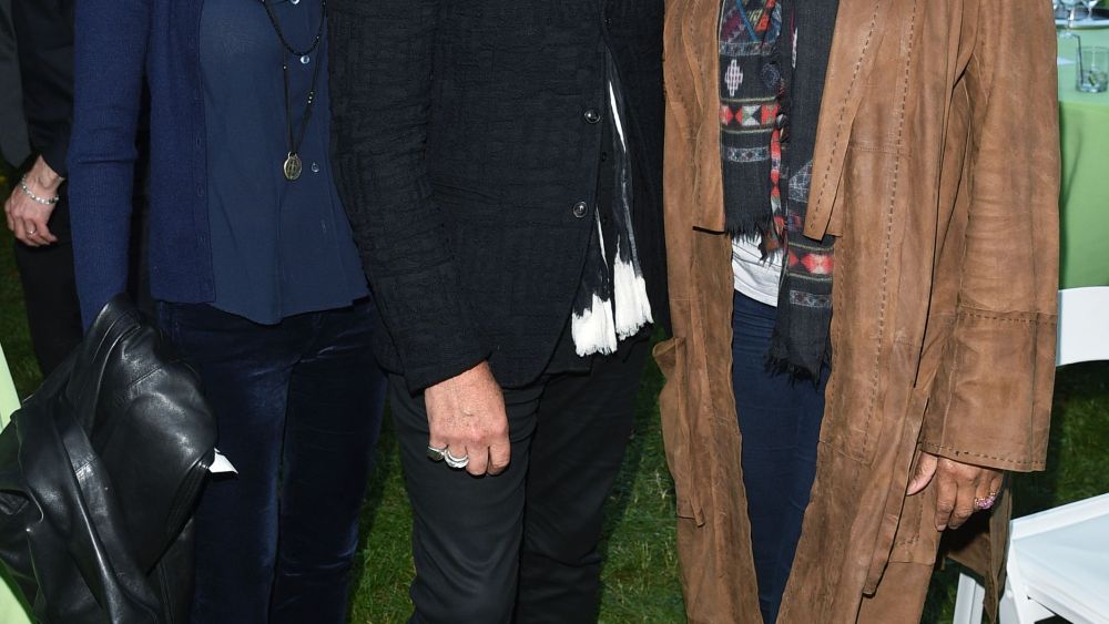 Joyce Zybelberg Varvatos, John Varvatos and Grace HightowerPublic Theater Annual Gala, Inside, New York, USA - 11 Jun 2018