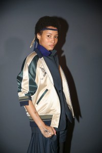 Backstage at Sacai Spring 2019