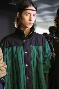 Backstage at Sacai Spring 2019