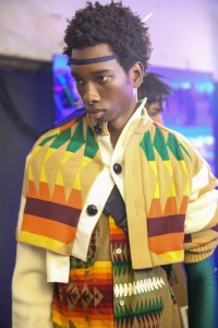 Backstage at Sacai Spring 2019