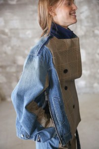 Backstage at Sacai Spring 2019