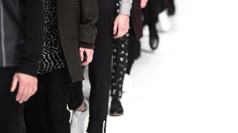 Men's fashion on the runway