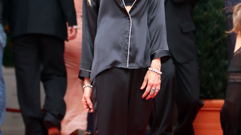 Sarah Jessica Parker filming a Intimissimi Commercial in New York.