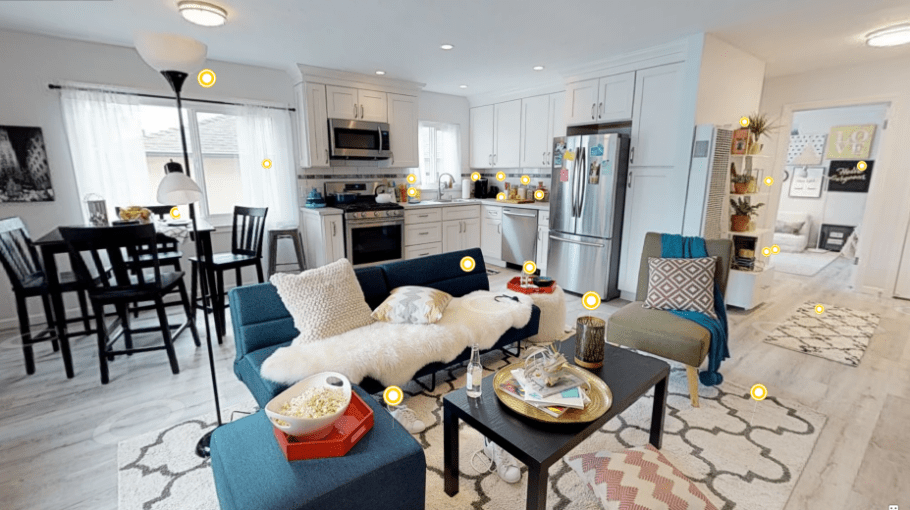 Walmart's new 3D virtual home tour offers shoppers a look at how curated products appear in a home environment.