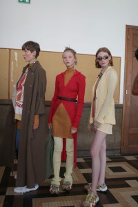 Backstage at Acne Studios RTW Spring 2019