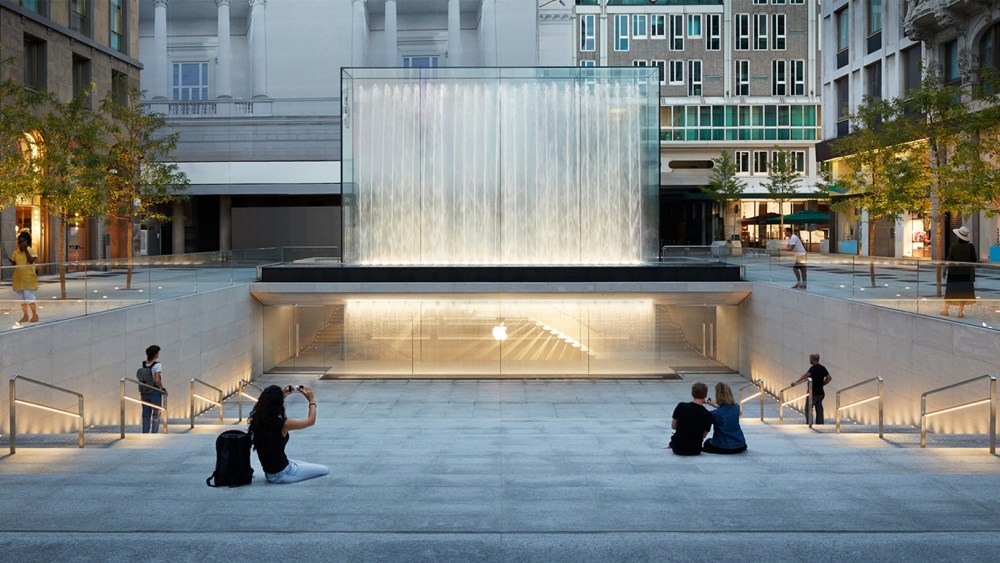 Apple Store on Milan's Piazza Liberty.