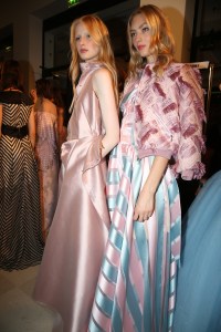 Backstage at Alexis mabille Couture Fall 2018