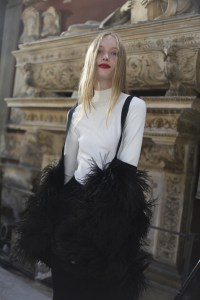 Backstage at Sonia Rykiel Couture Fall 2018