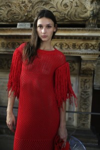 Backstage at Sonia Rykiel Couture Fall 2018