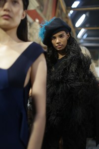 Backstage at Sonia Rykiel Couture Fall 2018
