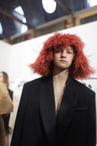 Backstage at Sonia Rykiel Couture Fall 2018