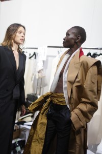 Backstage at Sonia Rykiel Couture Fall 2018
