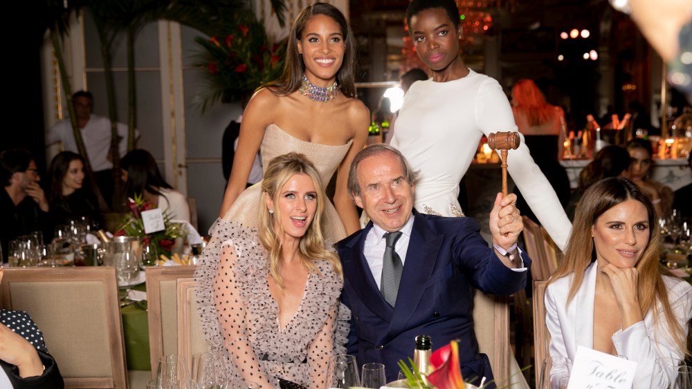 AmfAR’s annual dinner in Paris