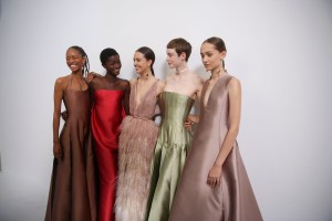 Backstage at Christian Dior Couture Fall 2018