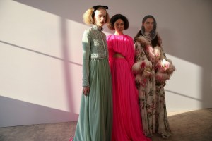 Backstage at Giambattista Valli Couture Fall 2018