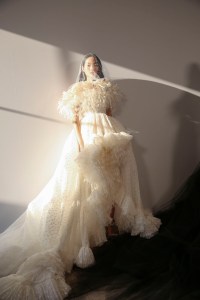 Backstage at Giambattista Valli Couture Fall 2018