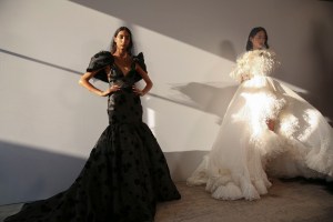 Backstage at Giambattista Valli Couture Fall 2018