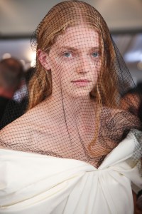 Backstage at Giambattista Valli Couture Fall 2018