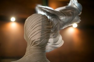 Backstage at Iris Van Herpen Couture Fall 2018